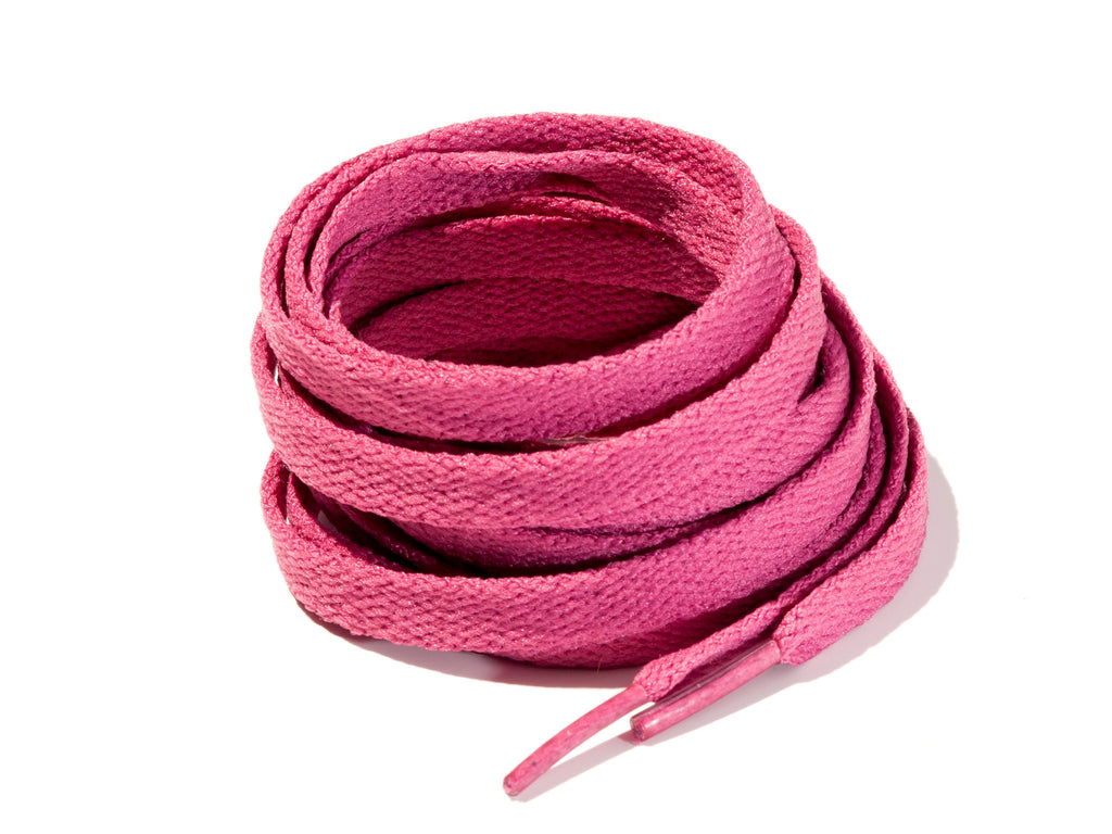Magenta 8mm Flat Solid Colour Laces