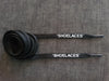 120cm Off-white 8mm Flat Black 'Shoelace'