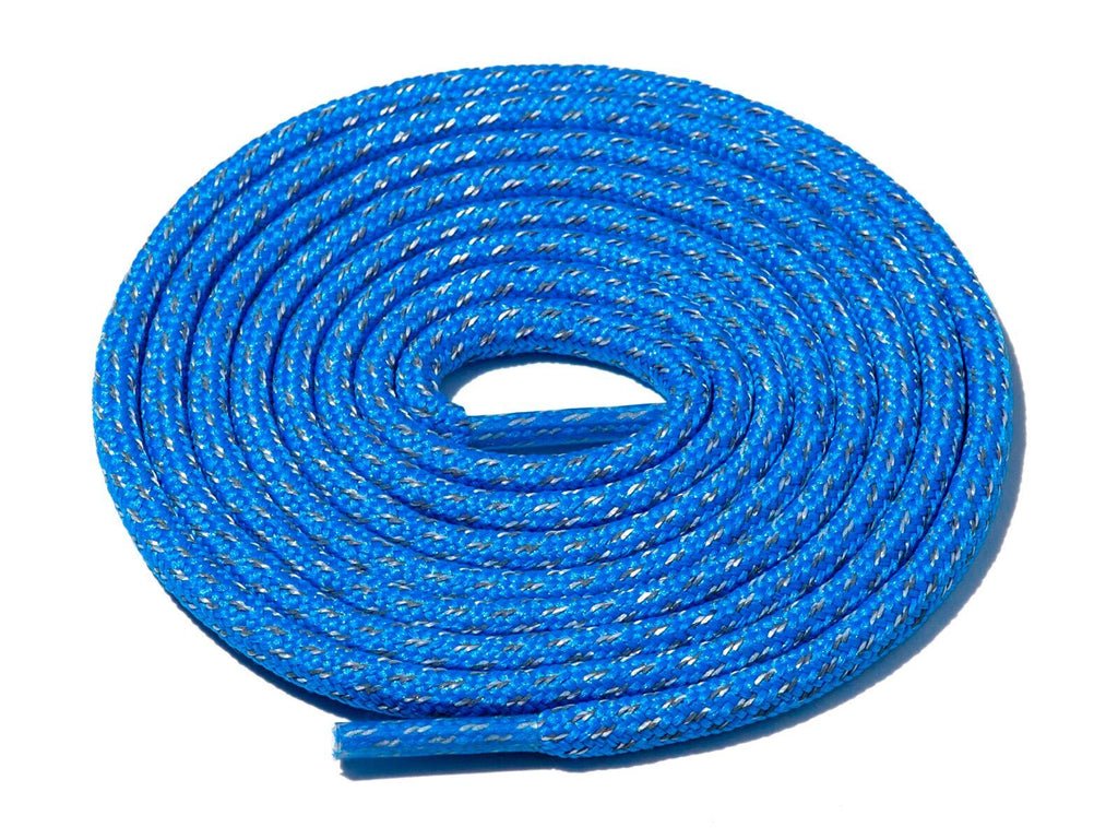 Blue Fleck 3M Reflective Rope Laces Lace Supply Co