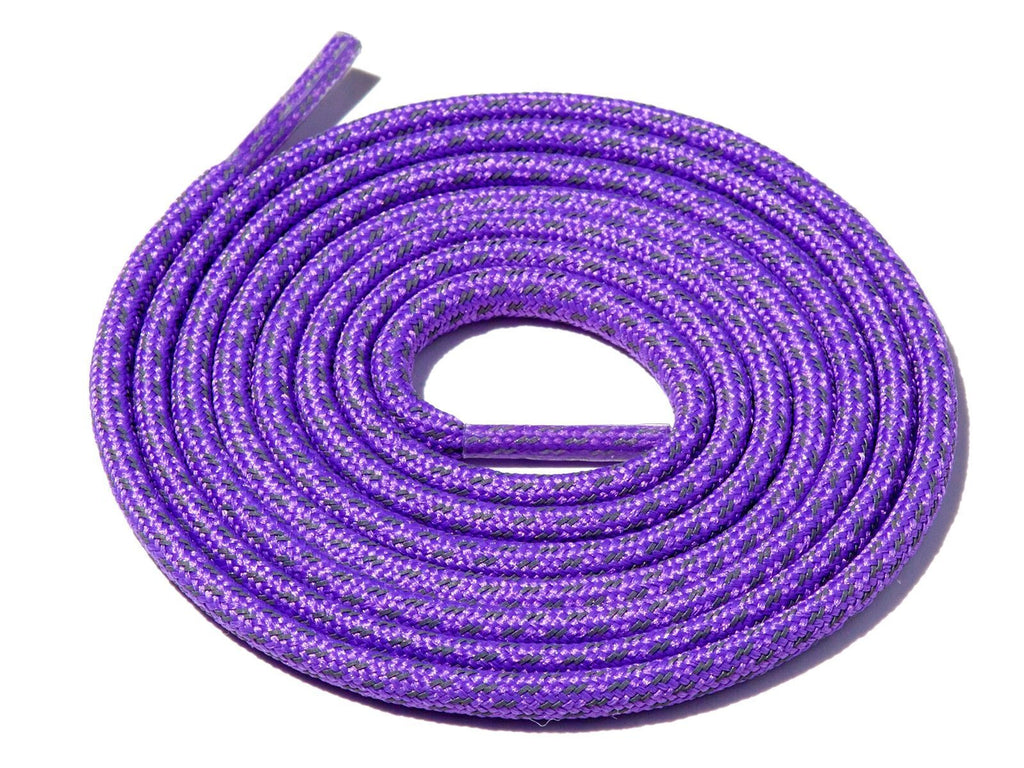 Deep Purple Fleck 3M Reflective Rope Laces Supply Co