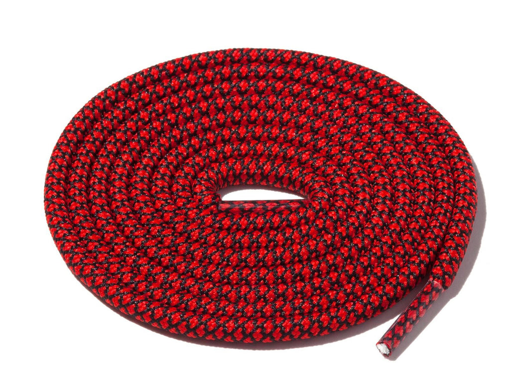 Lace Supply Co Red & Black Rope Laces Dual