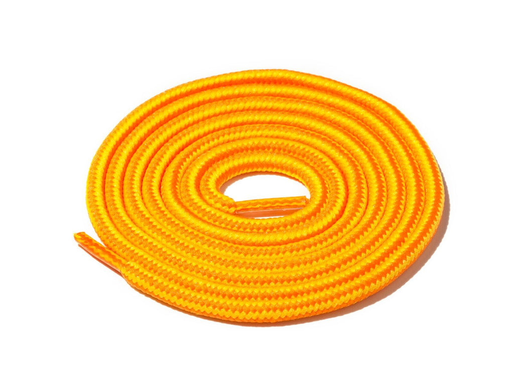 Lace Supply Co Yellow & Orange Striped Rope Laces