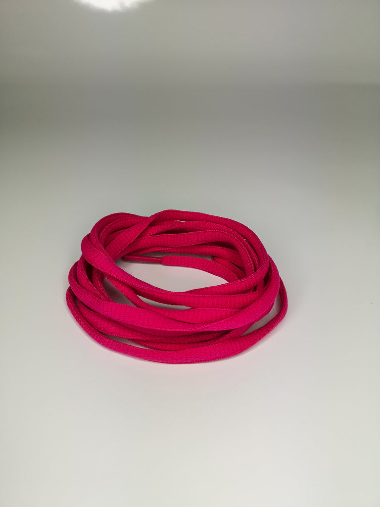 Fuscia Oval Solid Colour Laces