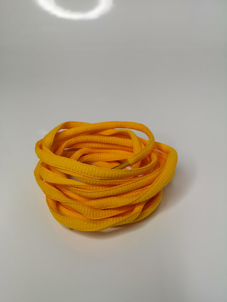 Golden Yellow Oval Solid Colour Laces