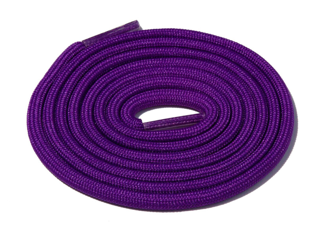 Lace Supply Co Purple Grape Solid Rope Laces