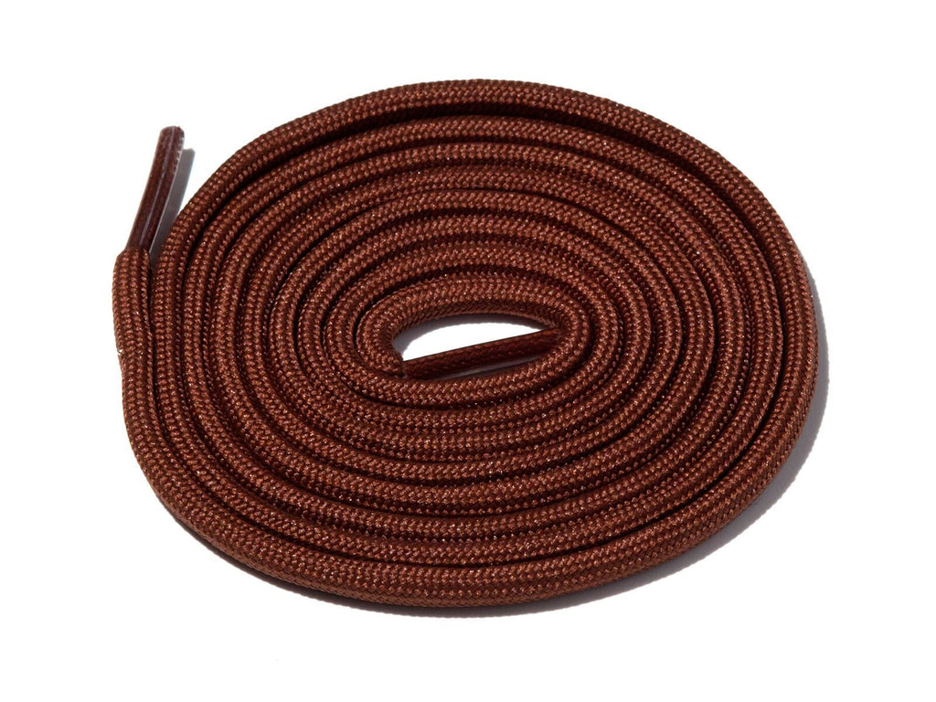 Chocolate Brown Solid Rope Laces Lace Supply Co