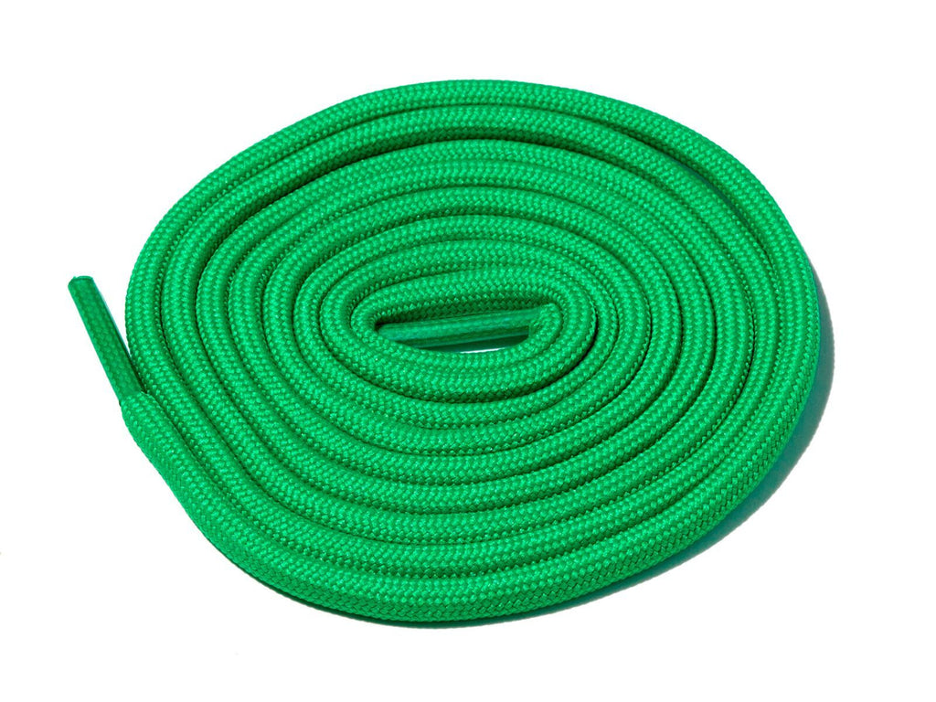 Lace Supply Co Lucky Green Solid Rope Laces